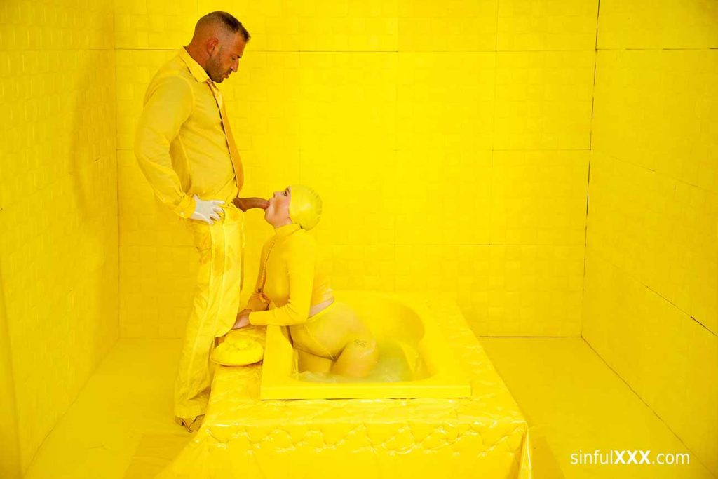 Mimi Cica in Colors of Sin Yellow 1