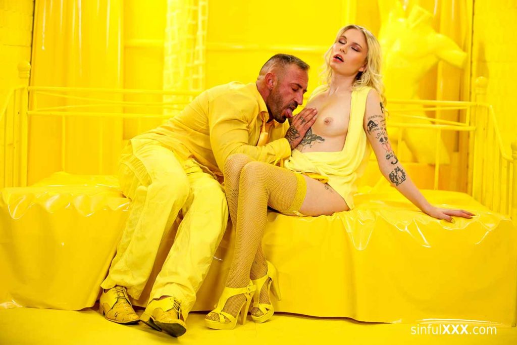 Mimi Cica in Colors of Sin Yellow 2