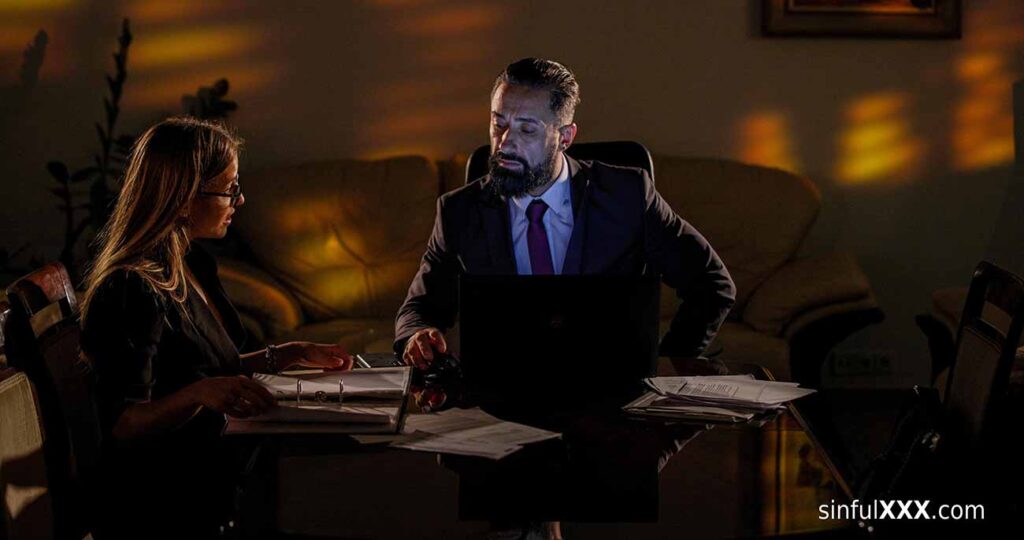 Sinfulxxx Eveline Dellai and murgur office