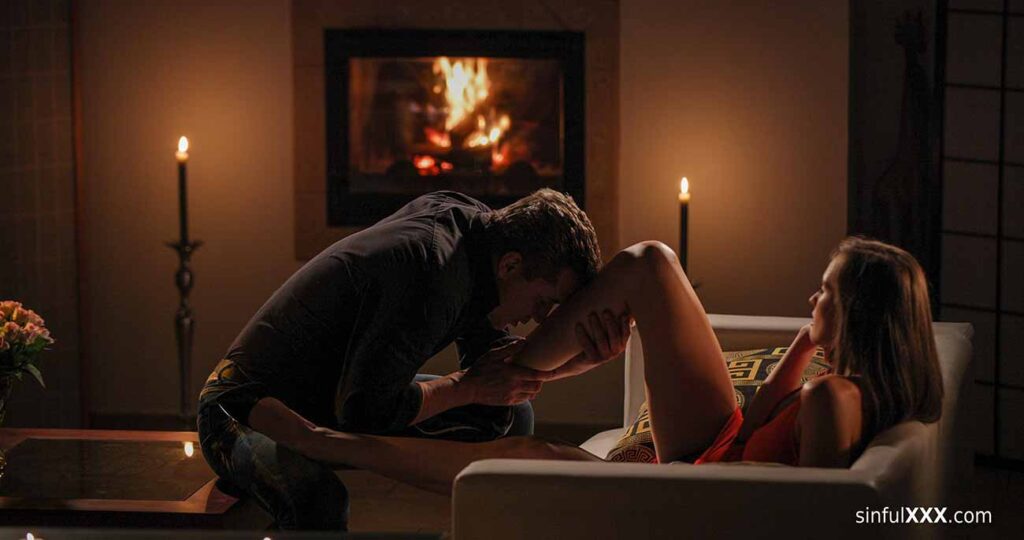 SinfulXXX Stacy Cruz foot kissing