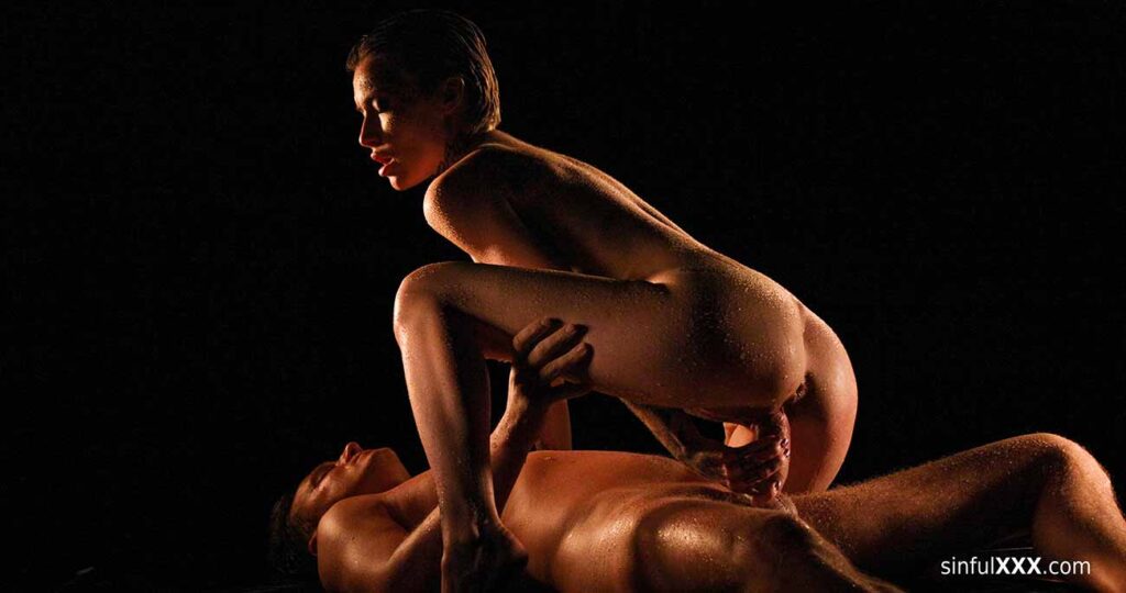 Sinfulxxx Tabitha Poison riding cock cowgirl